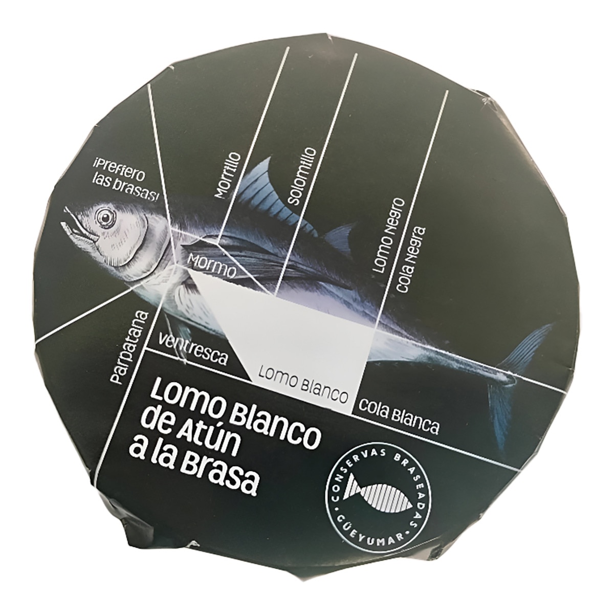 Lomo blanco de atún rojo a la brasa en aceite de oliva virgen extra Güeyumar 1
