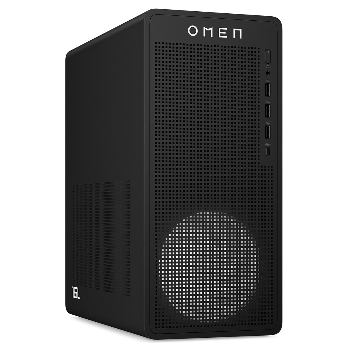 Sobremesa Gaming OMEN by HP TG03-0001ns, Intel Core i5-14400F, 16GB, 1TB SSD, Nvidia GeForce RTX 3050 8GB, W11 Negro-1