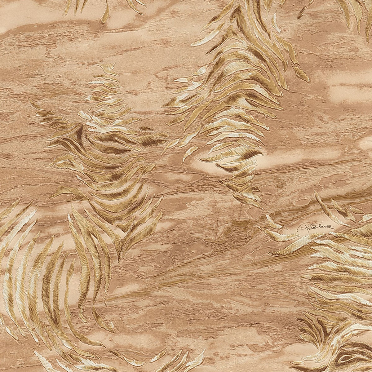 Papel de Parede Animal Print da Coleção Nº 9 Castanho-claro-1