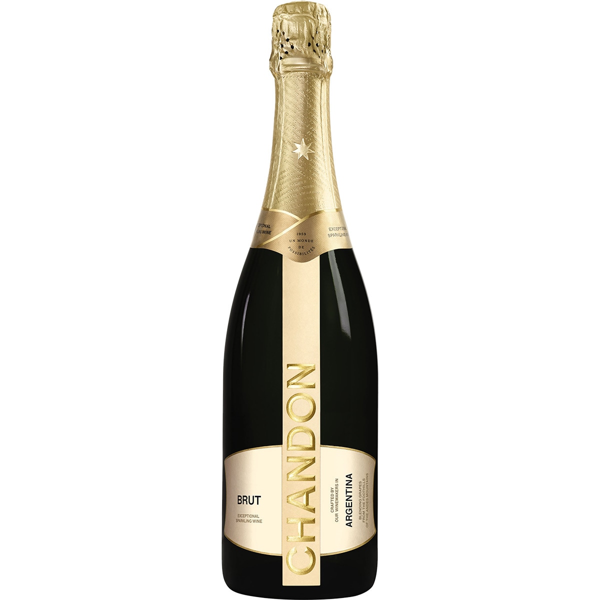 Vino espumoso extra brut Argentina botella 75 cl - Chandon