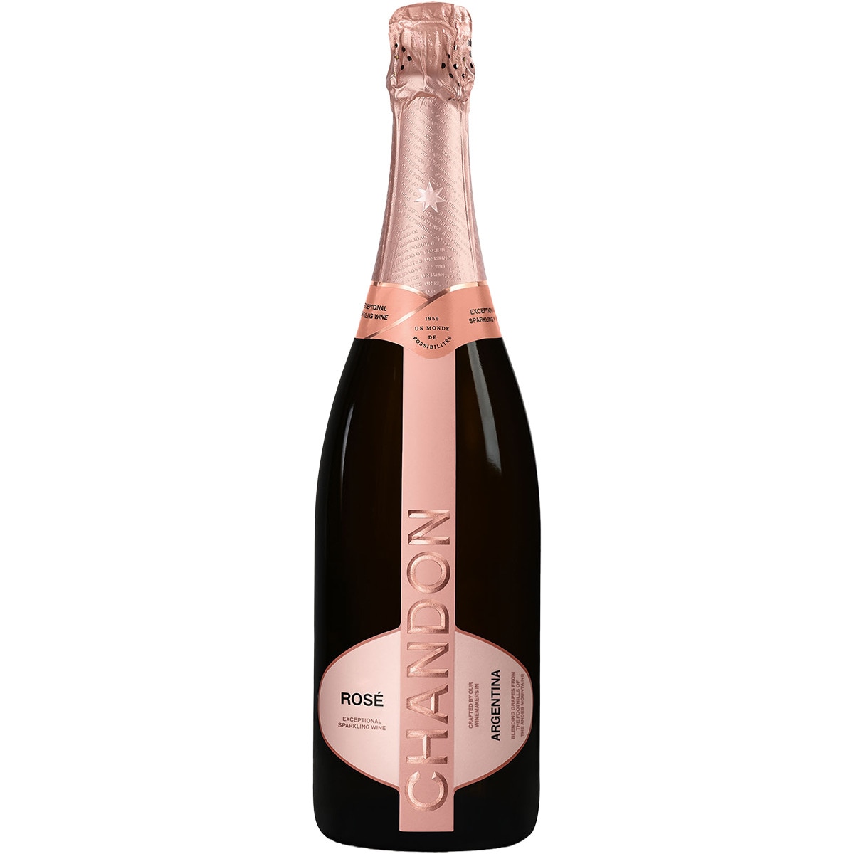 Vino espumoso rosé Argentina botella 75 cl - Chandon