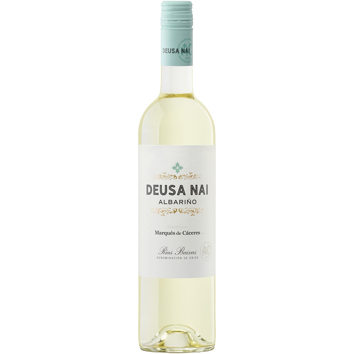 Vino blanco albariño DO Rías Baixas botella 75 cl - Deusa Nai