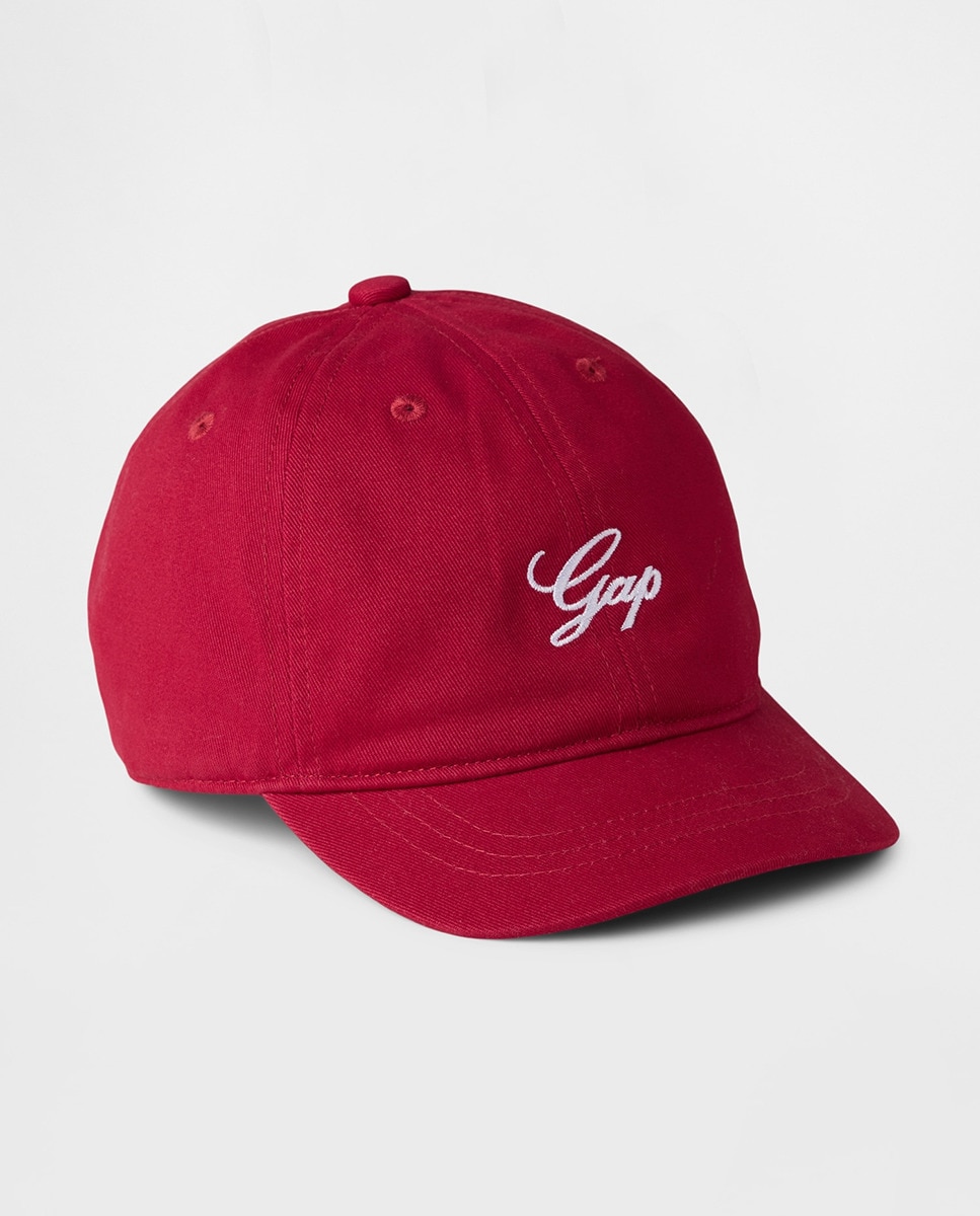 Boné de Basebol de Ganga com Logótipo Americano Vermelho-1