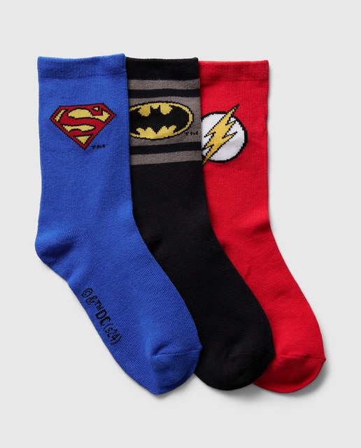 Pack de 3 calcetines Superhéroes