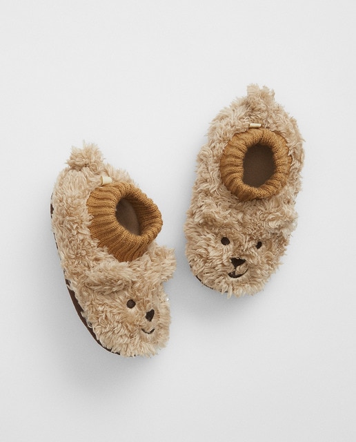 Imagen 0 de Calcetines de niño con puntera redondeada con detalle de oso polar y puños elásticos