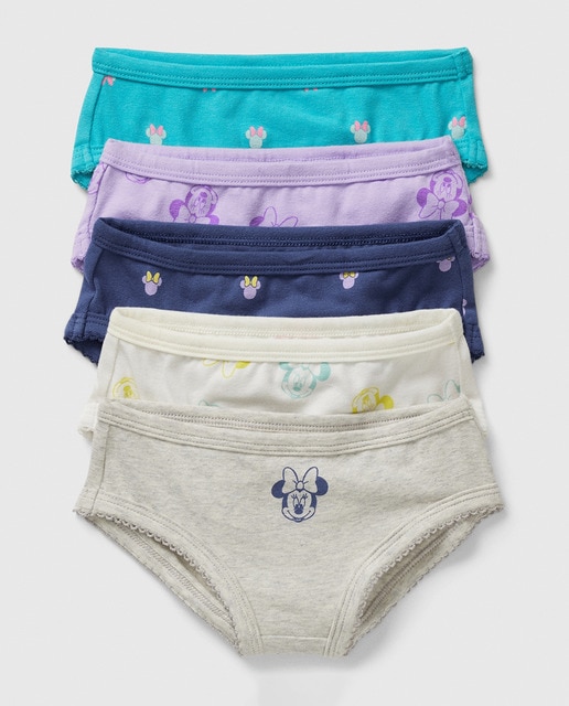 Imagen 0 de Pack de 5 de braguitas de niña estampado Disney