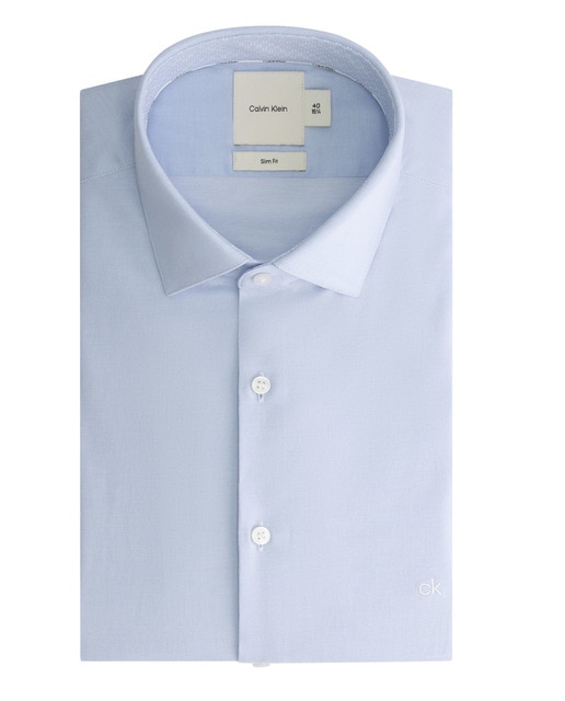 Imagen 0 de Camisa de hombre de vestir slim con cuello en contraste.