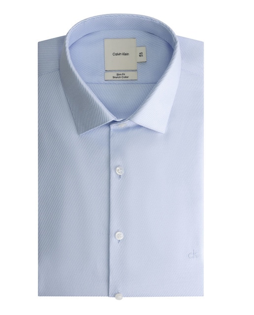 Imagen 0 de Camisa de hombre de vestir slim de fácil planchado con estructura.