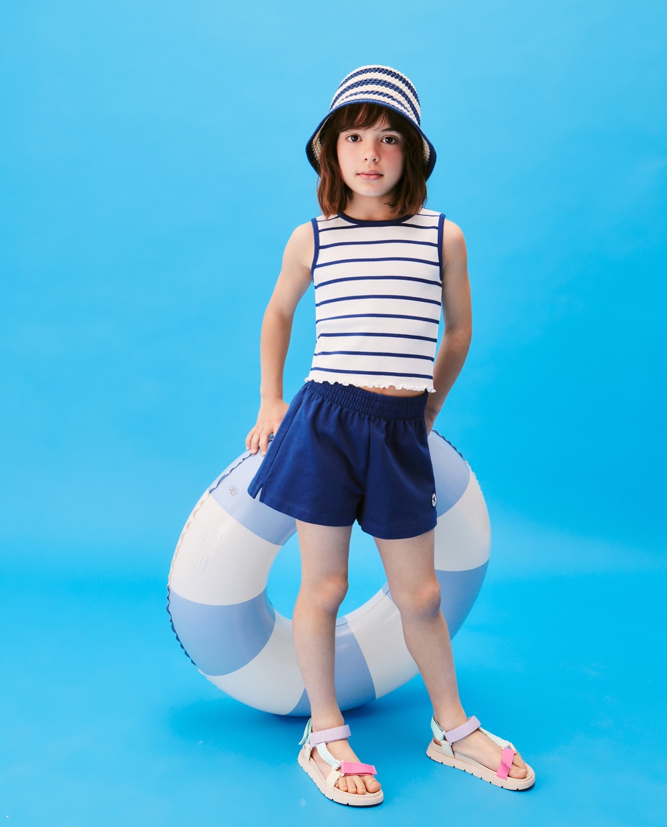 Conjunto desportivo Azul-2