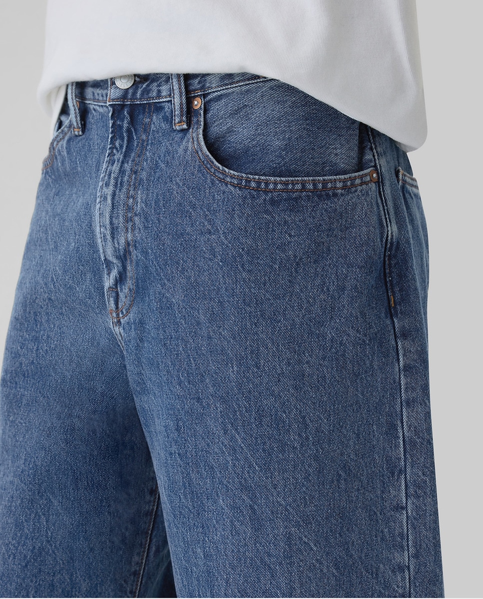 Jeans Largas Azul-5