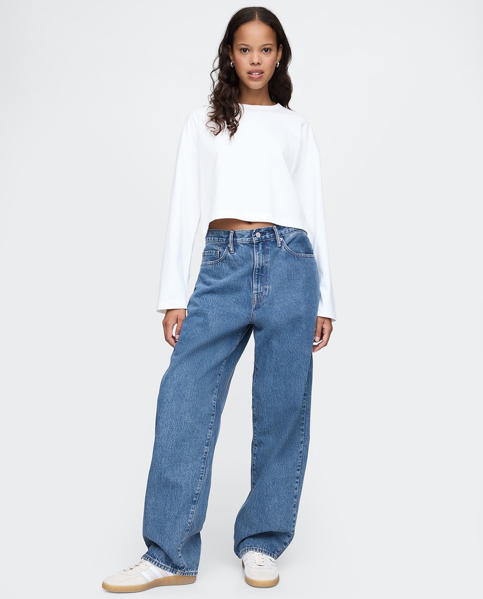 Jeans Largas Azul-6