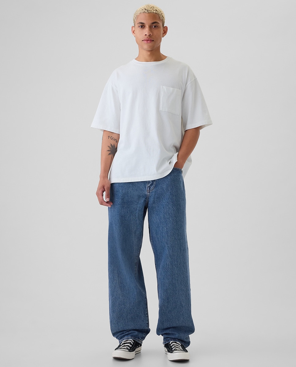 Jeans Largas Azul-1