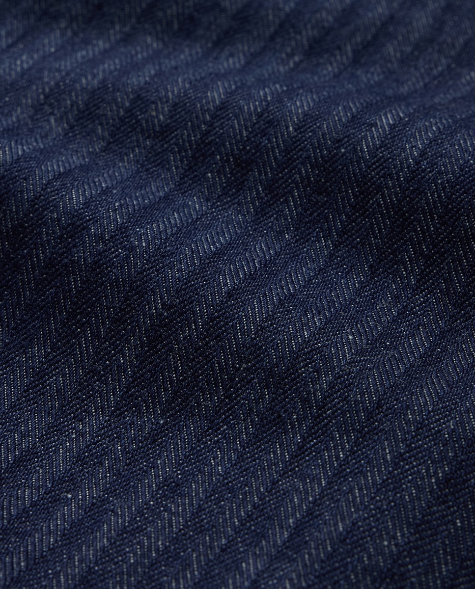 Calças de ganga de homem Azul-5