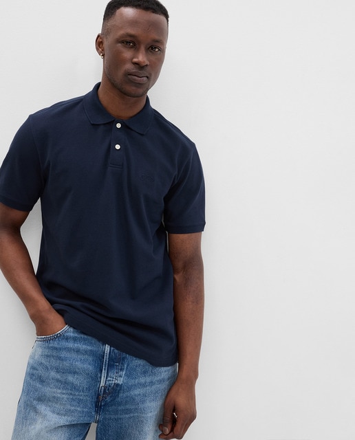 Imagen 0 de Polo de hombre con logo y manga corta