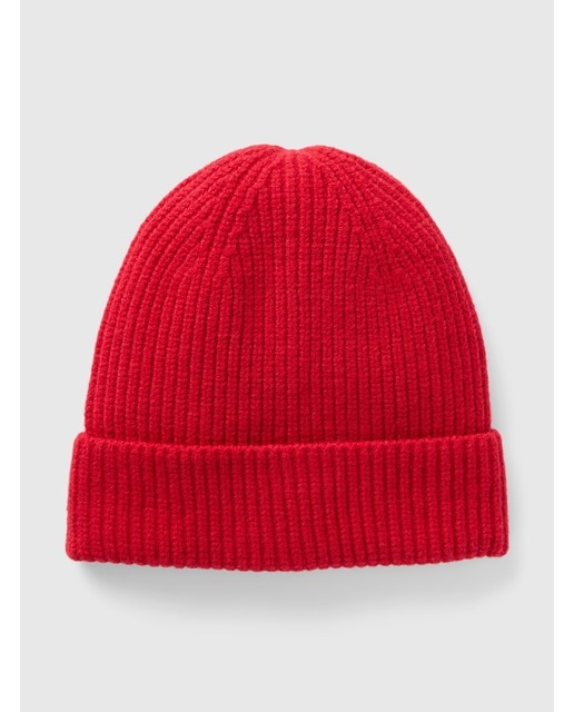 Imagen 0 de Gorro de hombre de punto acanalado