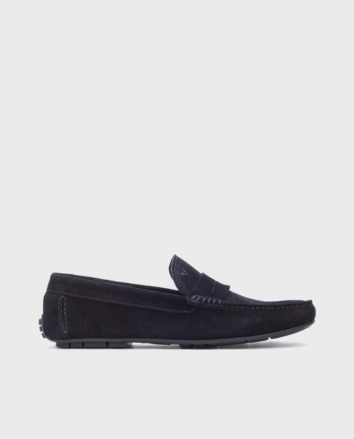 Martinelli - Mocasines de hombre Martinelli de ante azul.