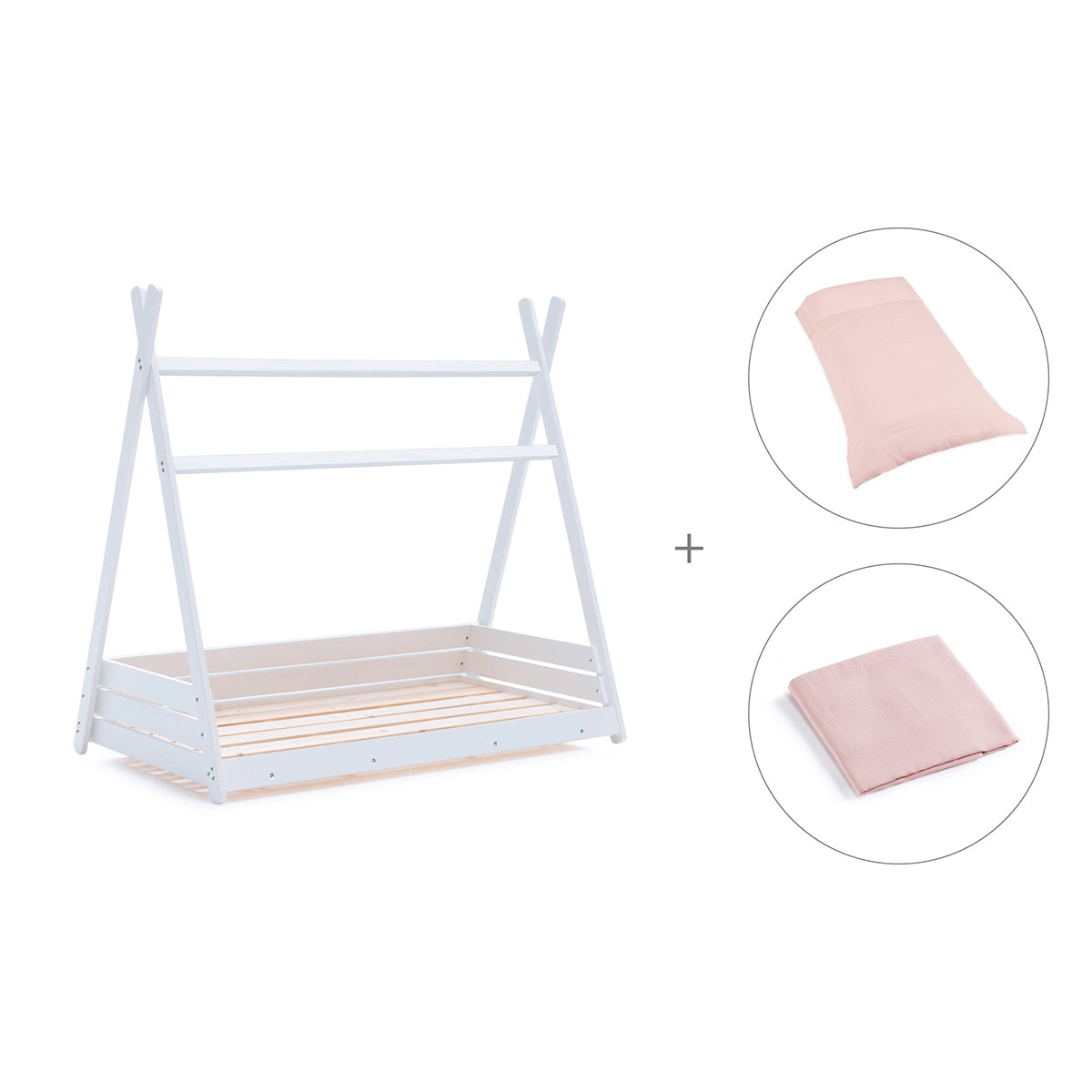 Cama Montessori Homy - 70x140 cm Rosa-3
