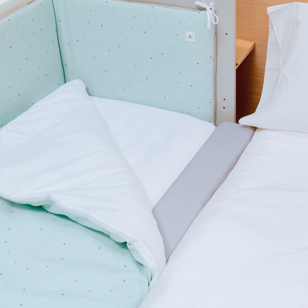 Kit Co-sleeping para Berços Crea Due e Crea Tre - Branco Branco-2