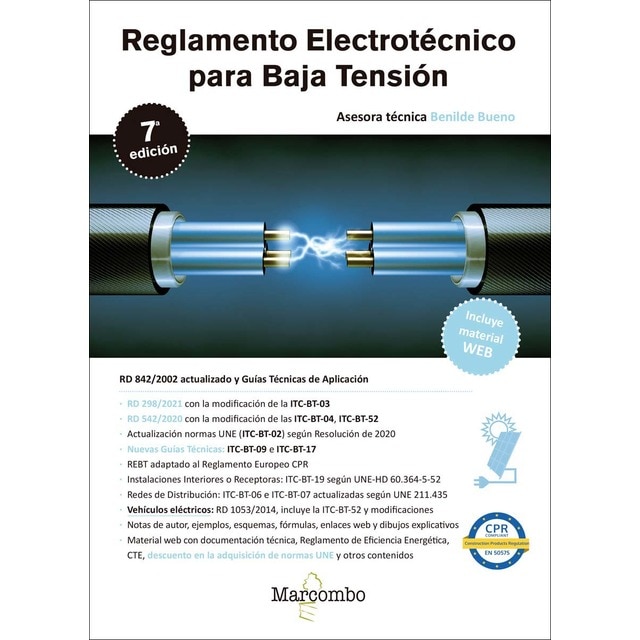 Imagen 0 de Reglamento Electrotécnico para Baja Tensión 7.ª edición  (Tapa blanda)