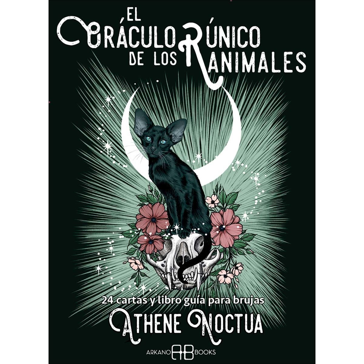 El oráculo rúnico de los animales: 24 cartas y libro guía para brujas 1