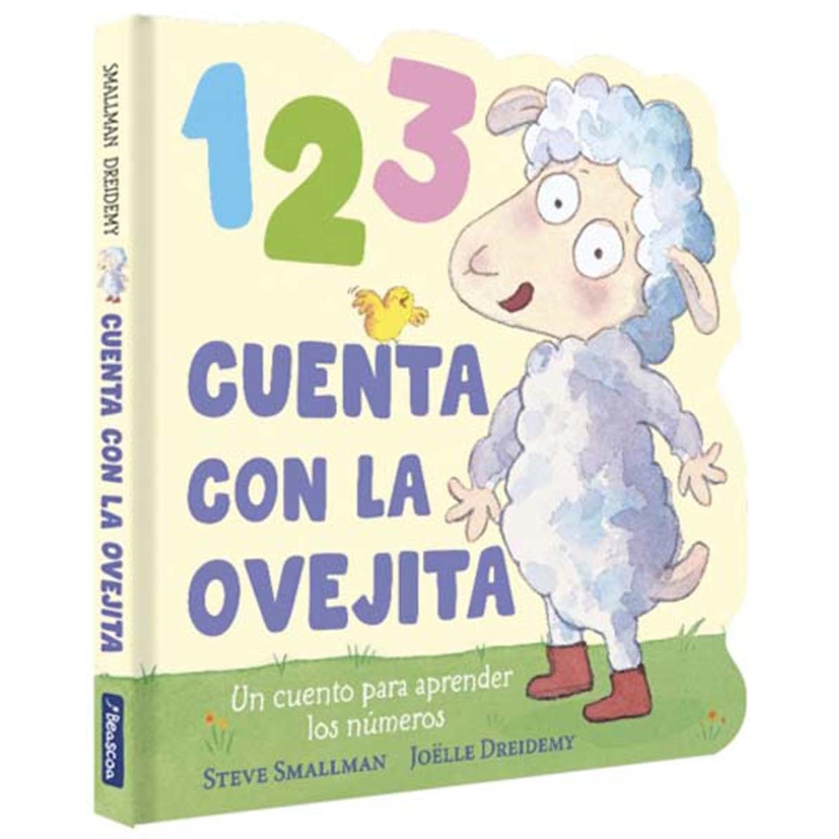 Imagem 0 de 1 2 3 Cuenta con la ovejita (La ovejita que vino a cenar. Libro de cartón): Un cuento para aprender los números