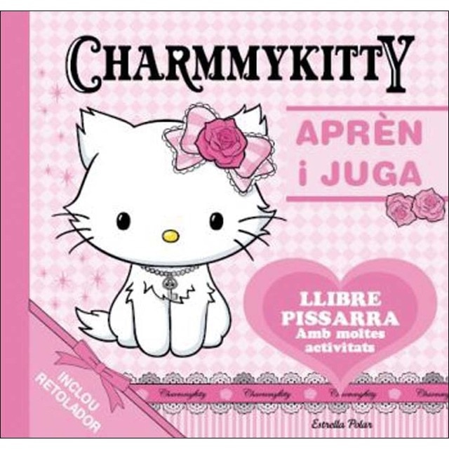 Aprèn i juga amb la Charmmykitty: Llibre pissarra amb moltes activitats