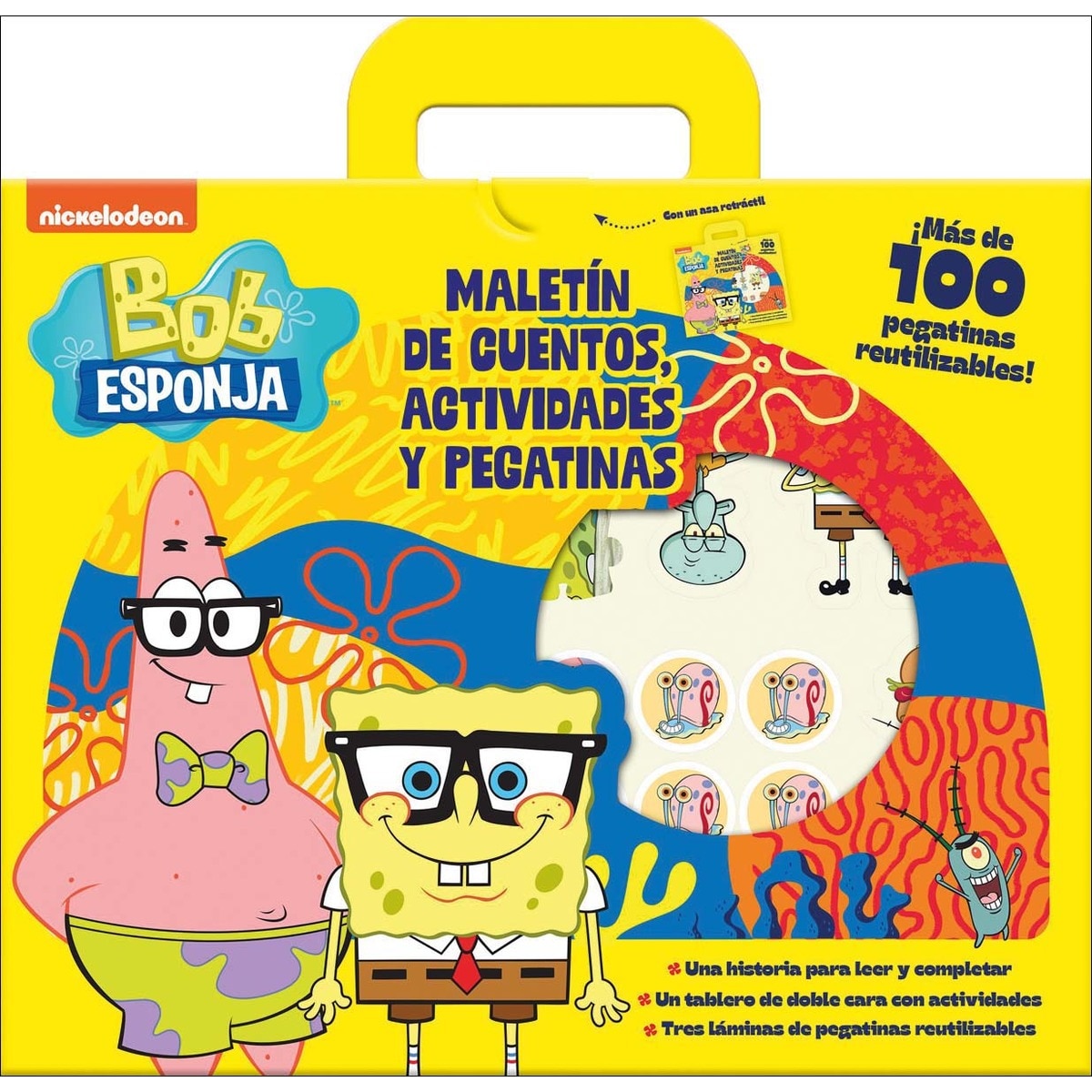 Imagem 0 de Bob Esponja. Maletín de cuentos, actividades y pegatinas