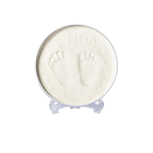 Imagen 0 de Caja huellas de bebé Tiny Love caja redonda decorada