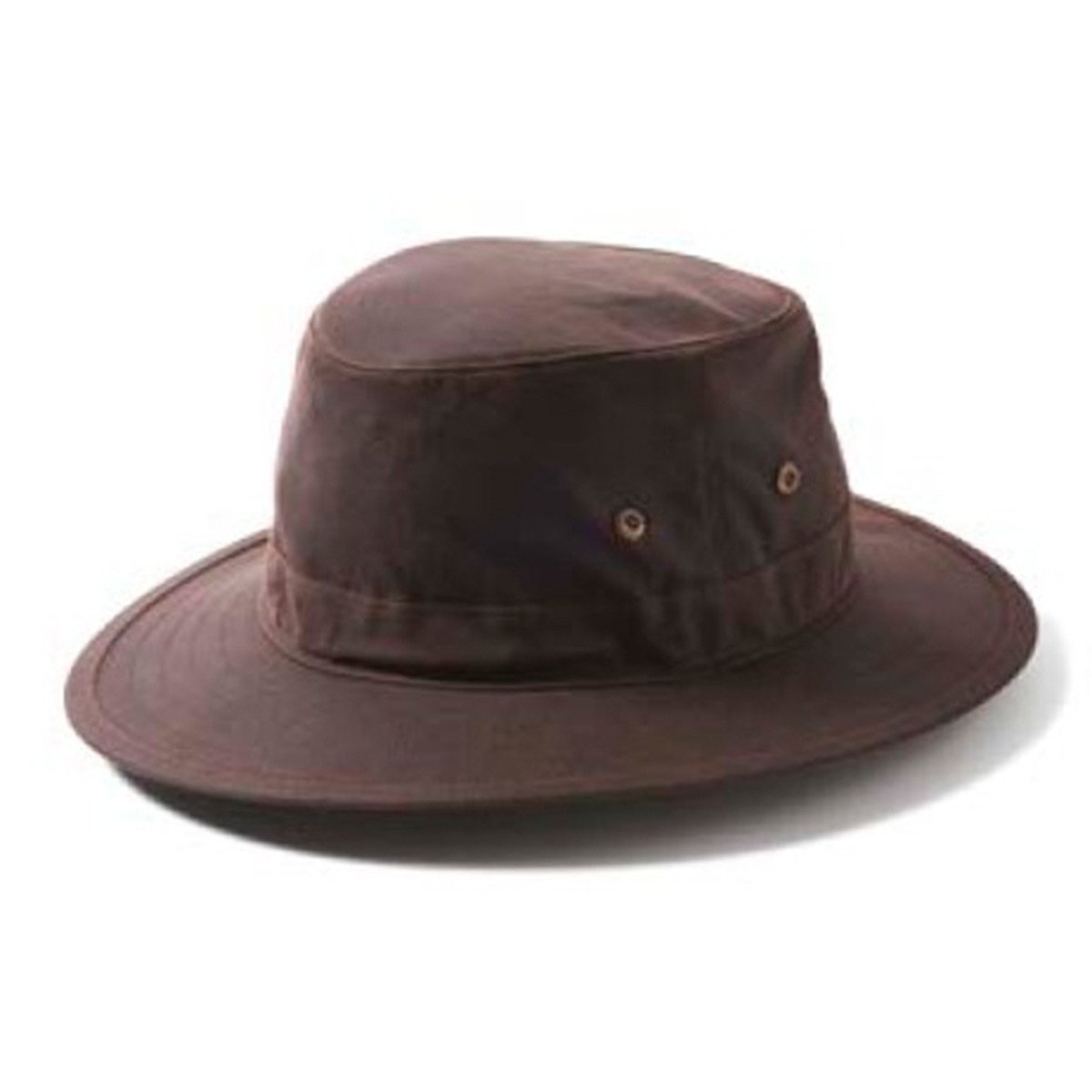 Chapéu de Homem Modelo Wax Traveller Castanho-escuro-1