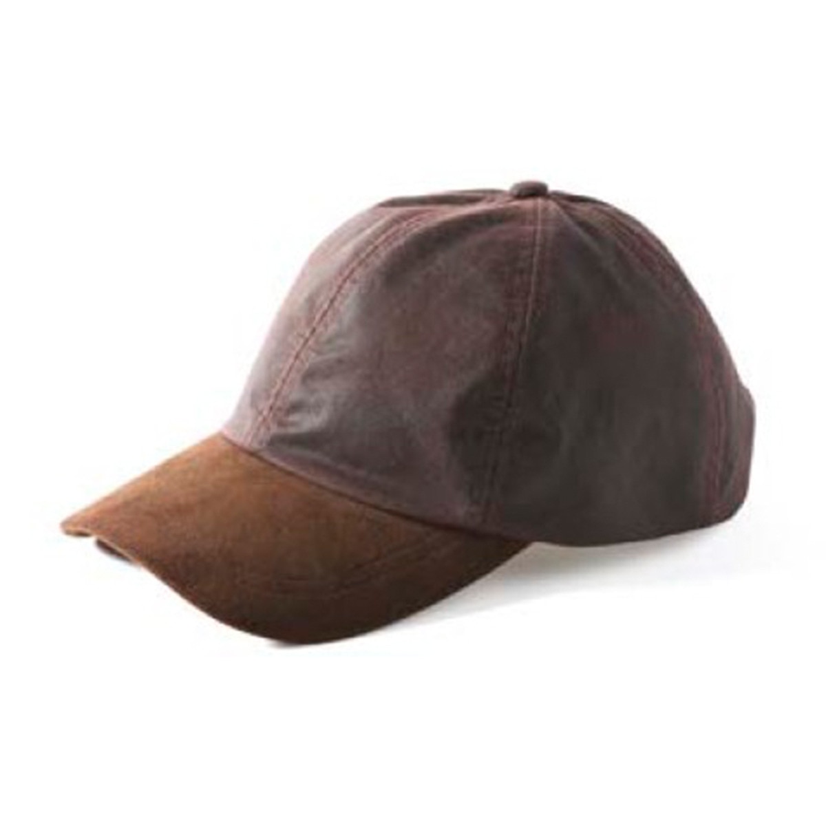 Boné de Basebol Modelo Wax Castanho-escuro-1