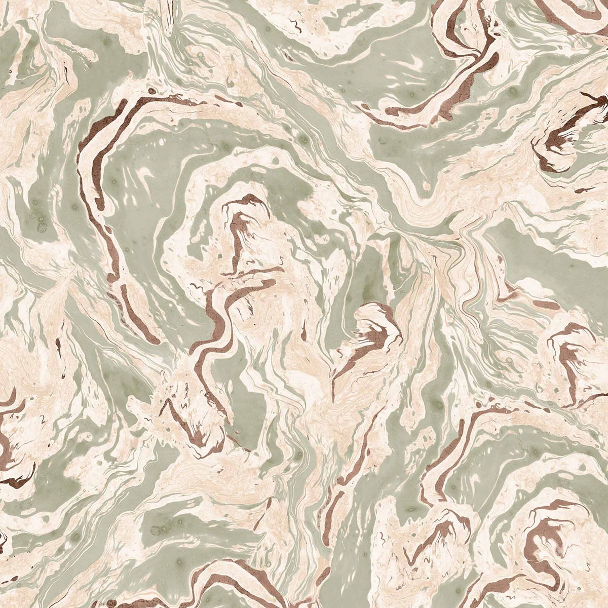 Papel Marmorea TNT da Coleção Pompei Verde-1