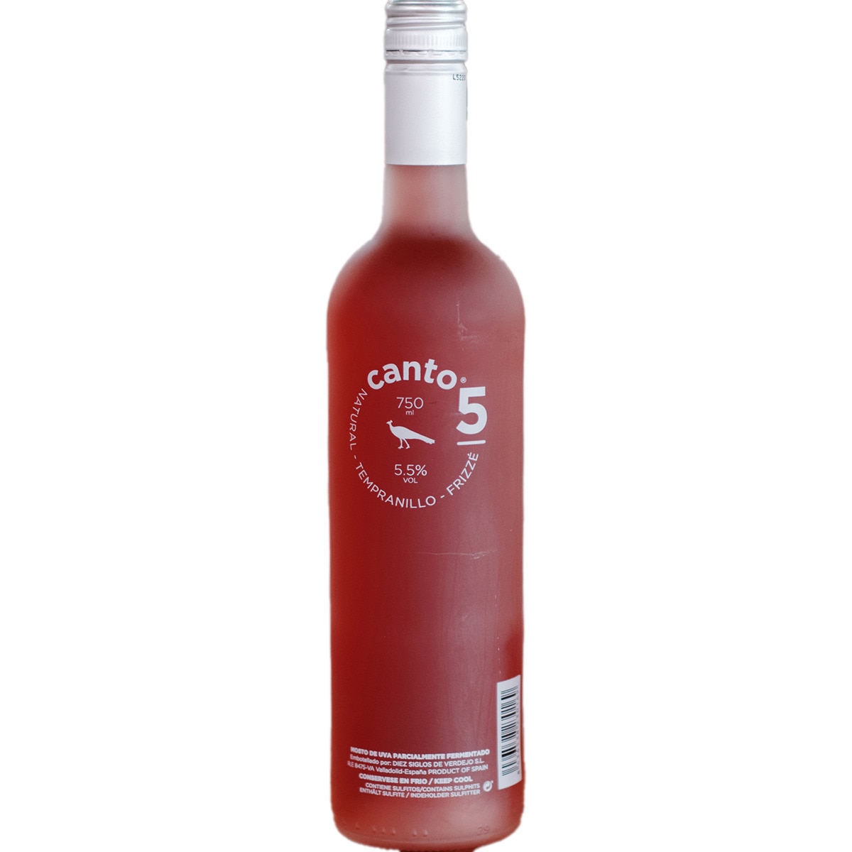 vino tempranillo rosado frizzante botella 75 cl