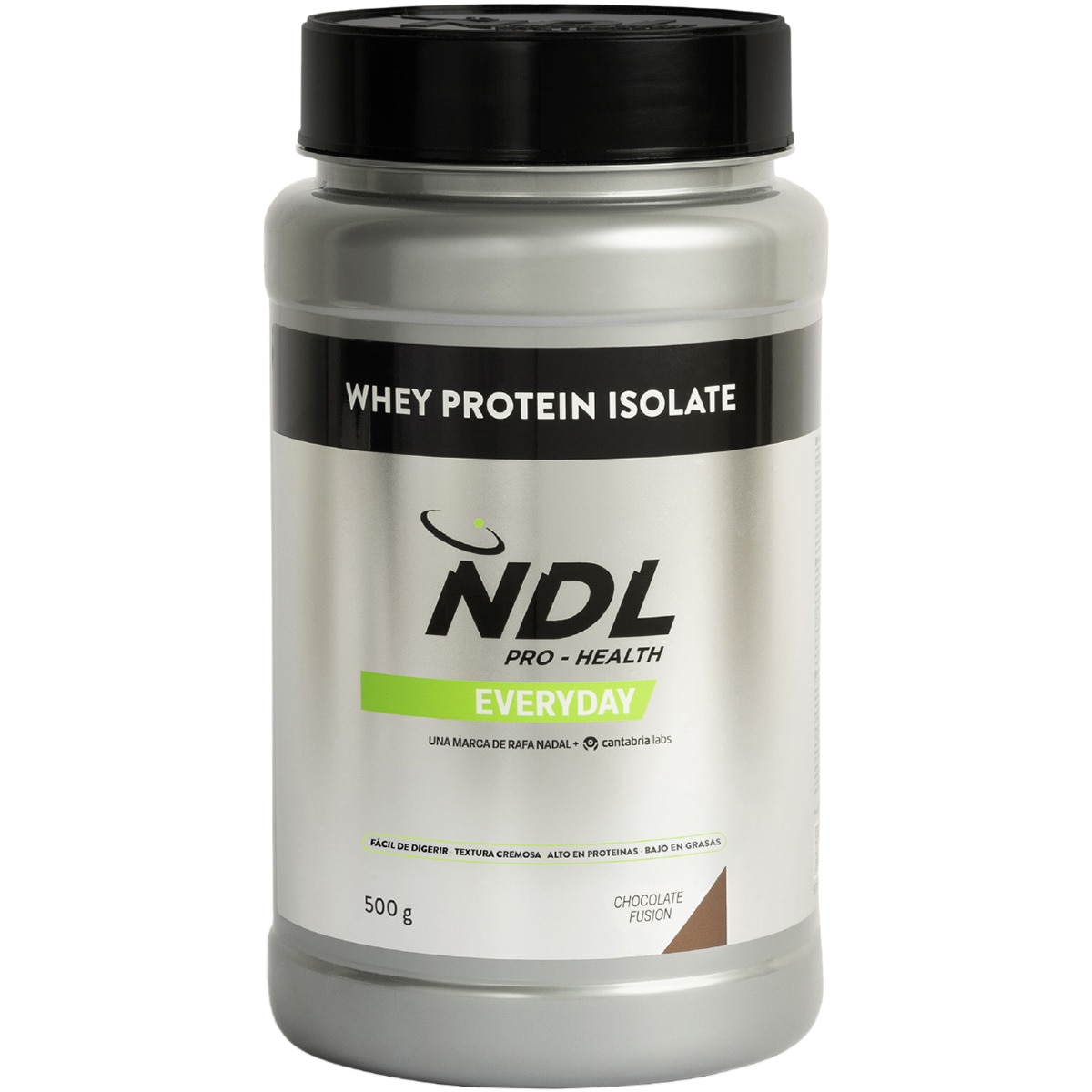 Whey protein Isolate para todos los días sabor chocolate fussion bote 500 g - Ndl Pro-health