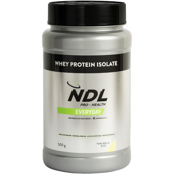 Whey protein Isolate for everyday use, vanilla flavour can 500 g