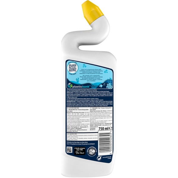 desinfectante WC gel Fórmula Biodegradable Marino botella 750 ml