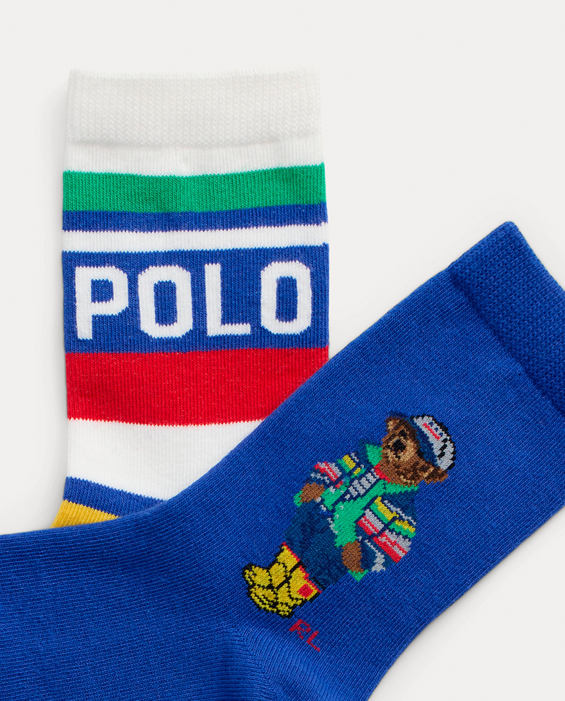 Pack de 3 Pares de Meias Compridas com Polo Bear Multicolor-2