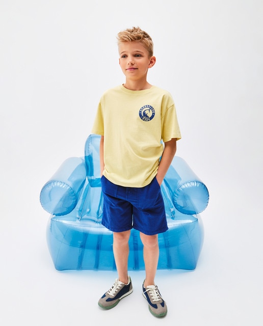 Imagem 0 de Bermudas Cotton com Aspeto de Linho