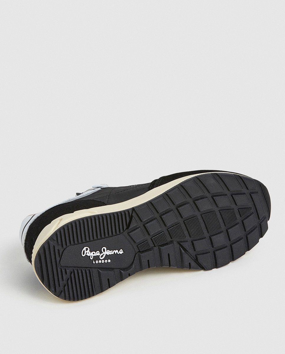 Sapatilhas Marlon Metal em Combinação de Verdes com Detalhes Metalizados e Textura com Pelo Preto-6