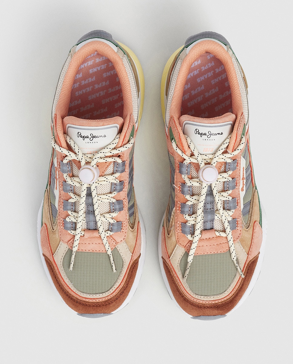 Sapatilhas Darren Trek com Mistura de Cores Natural-2