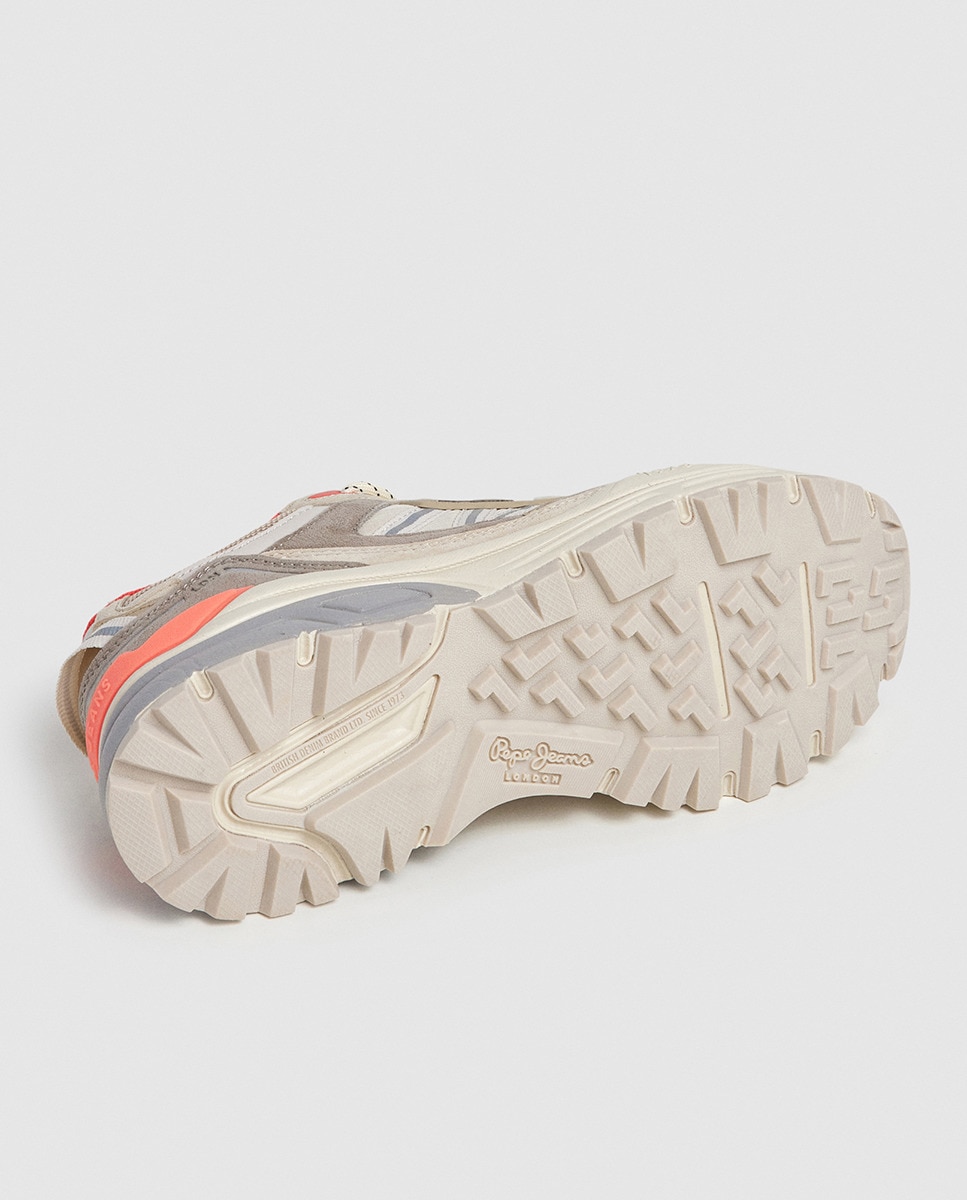 Sapatilhas Darren Trek com Mistura de Cores Bege-6