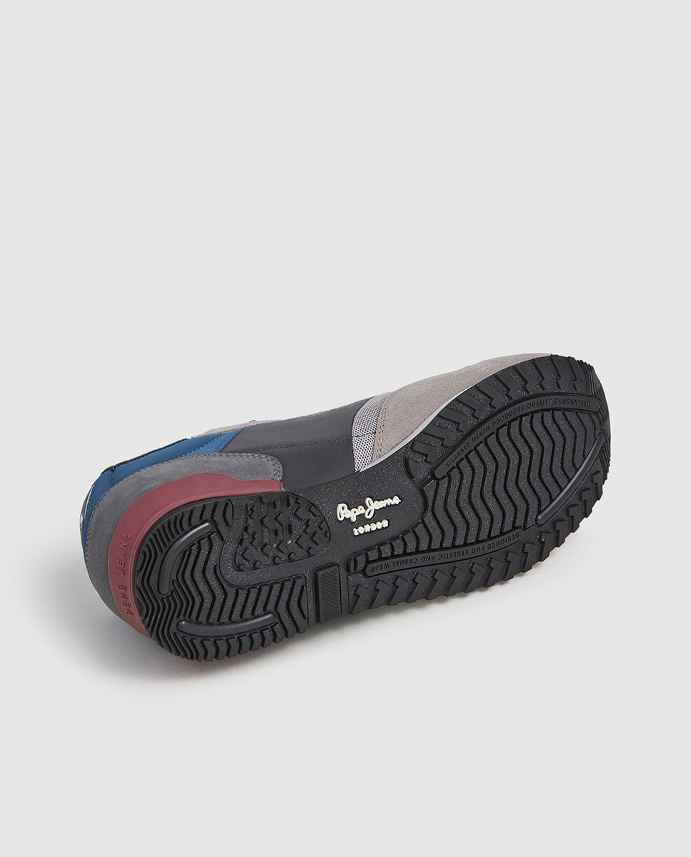 Sapatilhas London Brick em Combinação de Cores - Azul-Marinho/Cinzento/Azul-Escuro Multicolor-6