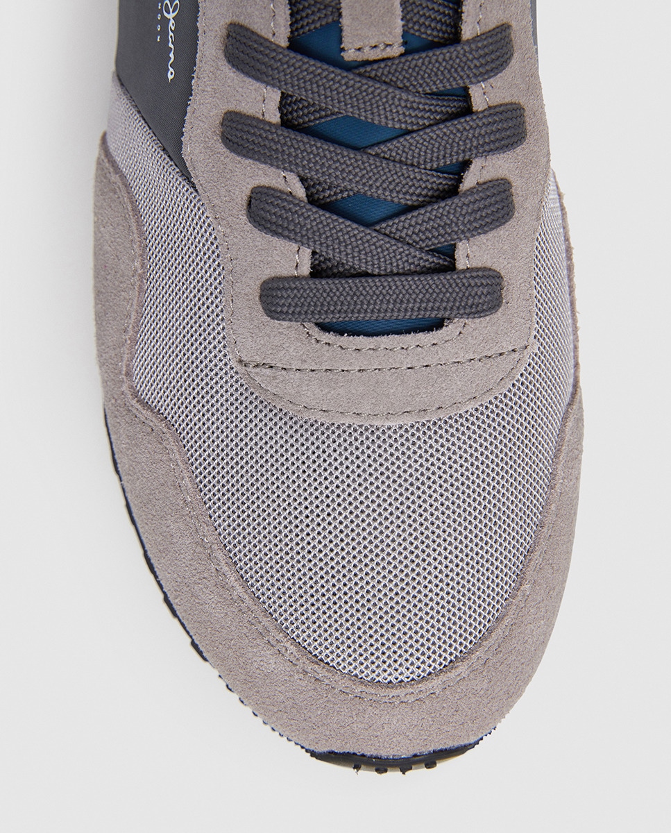 Sapatilhas London Brick em Combinação de Cores - Azul-Marinho/Cinzento/Azul-Escuro Multicolor-5
