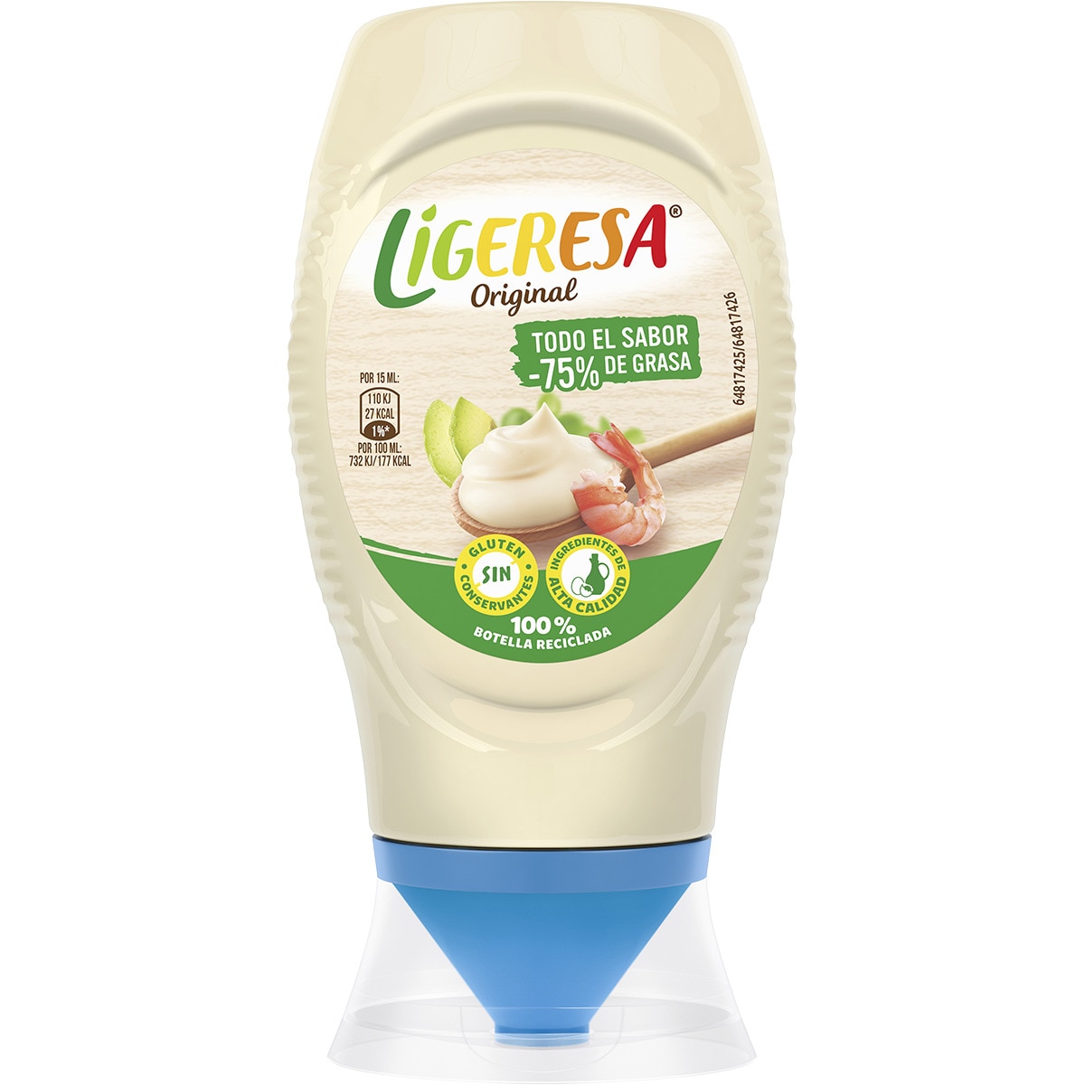 Salsa ligera bocabajo envase 250 ml - Ligeresa