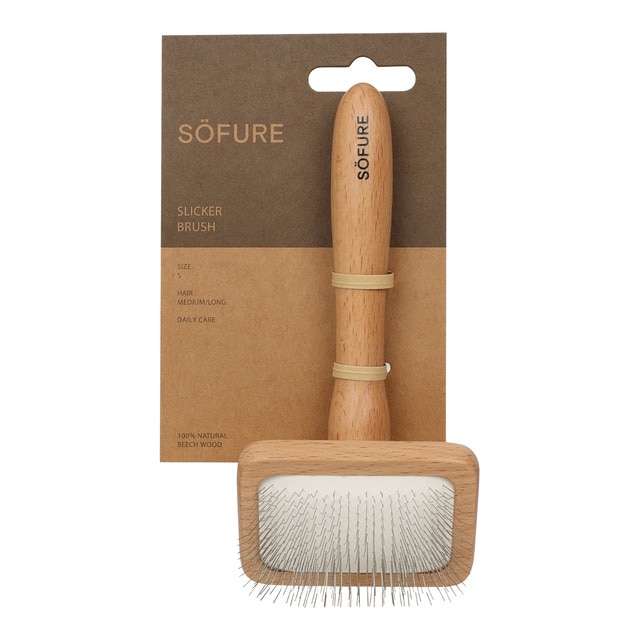 SOFURE – Carda Sofure para perros y gatos madera.
