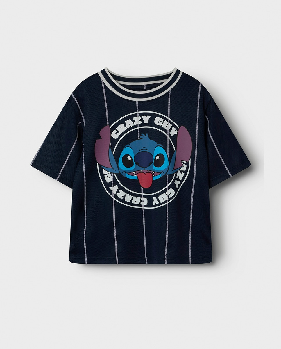 T-shirt Lilo e Stitch Azul-marinho-1