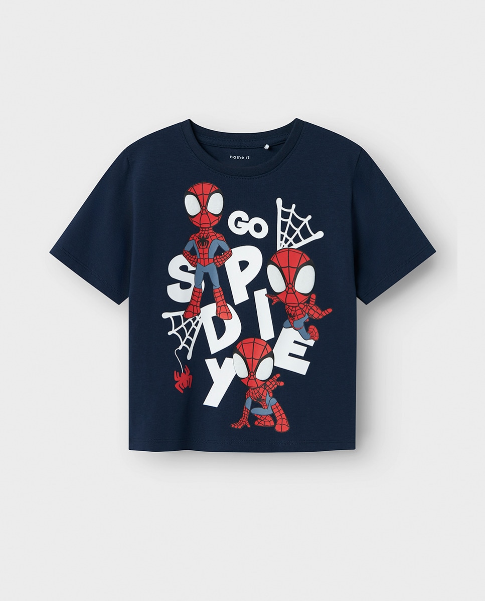 T-shirt Spidey Azul-marinho-1