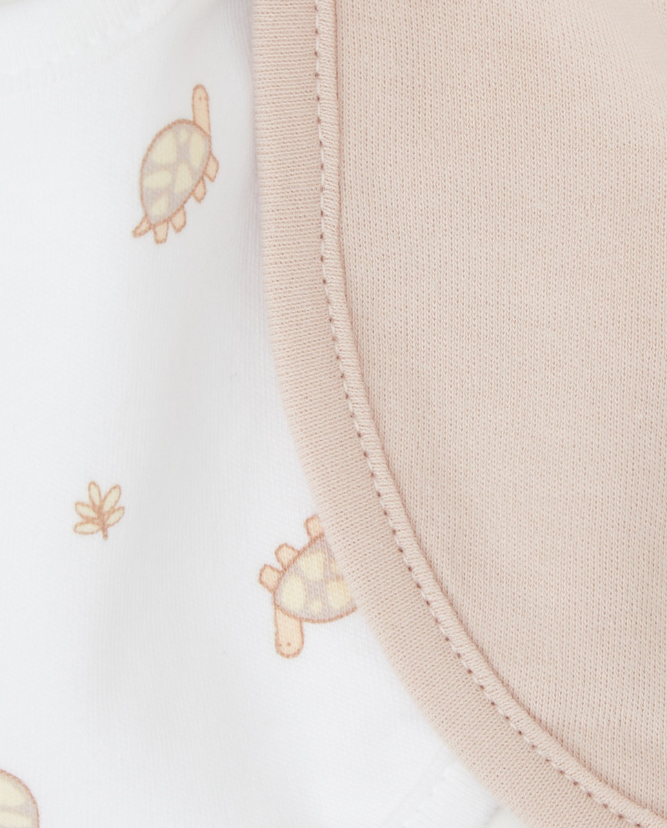 Pack de Dois Babetes de Bebé Rosa-2