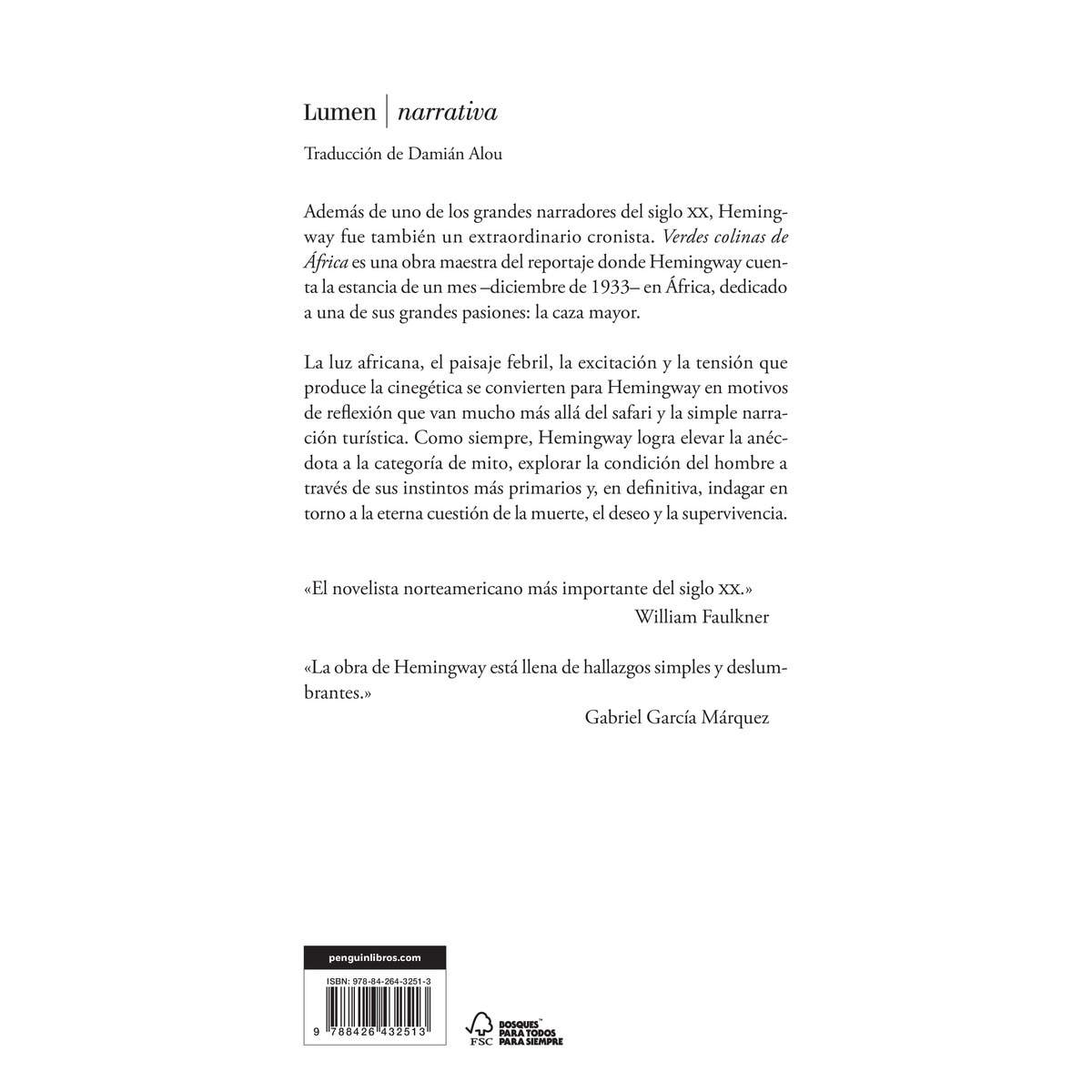 Verdes colinas de África (Capa mole) 2