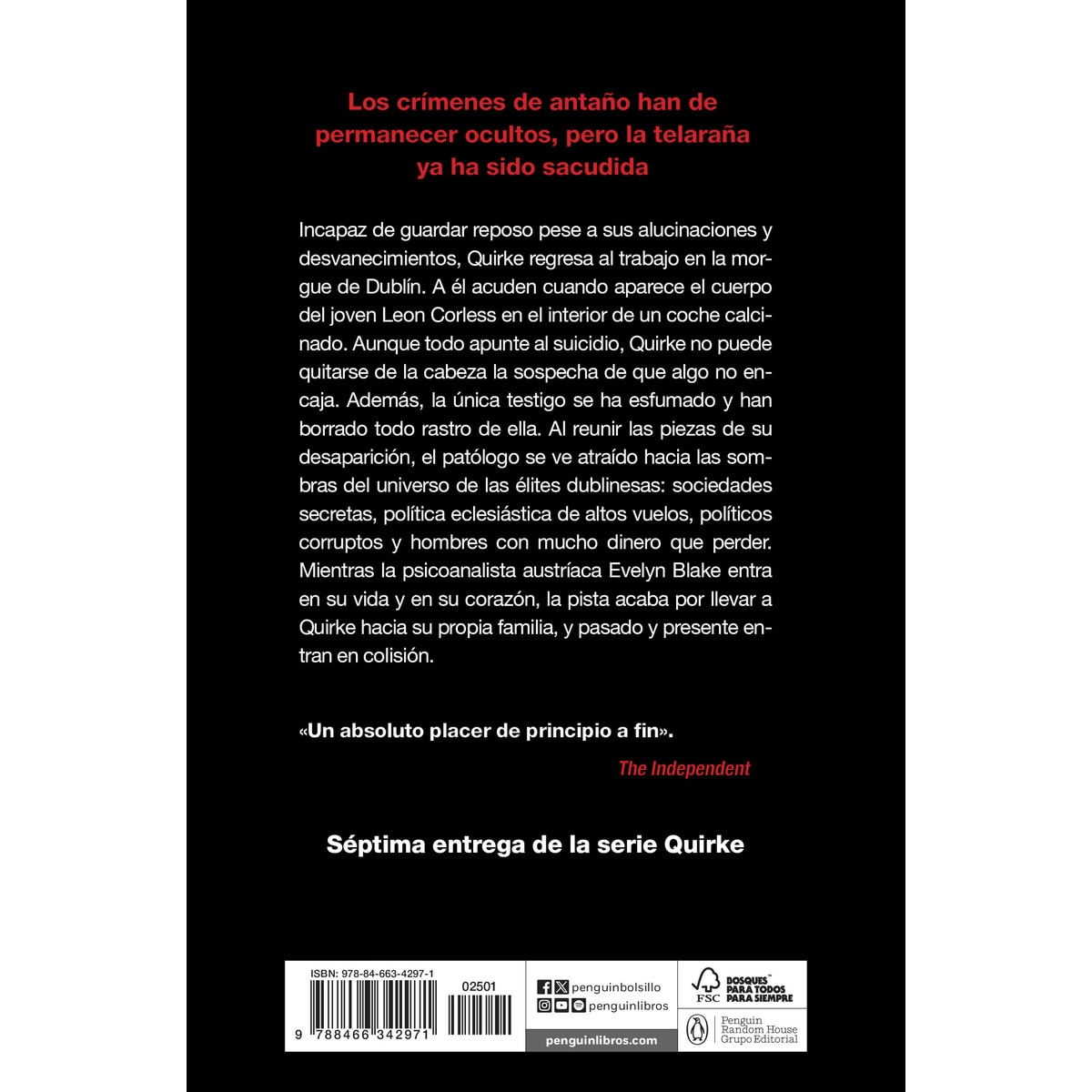 Las sombras de Quirke (Quirke 7)  (Bolsillo) (Tapa blanda) 2