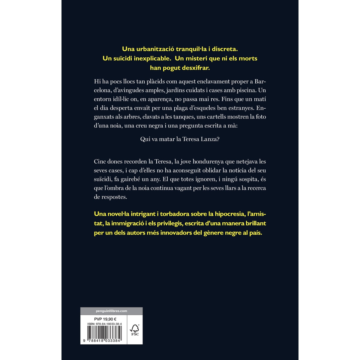 L'obscur adeu de Teresa Lanza (Capa mole) 2